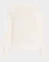 Vince Lounge Hoodie In Bone