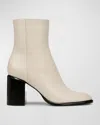 Vince Luca Bootie In Flax White Leather