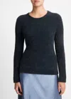 Vince Lurex Eyelash Sweater In Blue