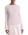 Vince Eyelash Metallic Sweater In Orchid Stone