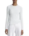 Vince Lurex Eyelash Sweater In White