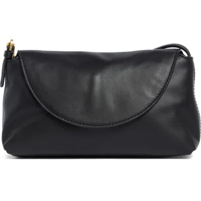 Vince Lyla Leather Convertible Wallet On A String In Black