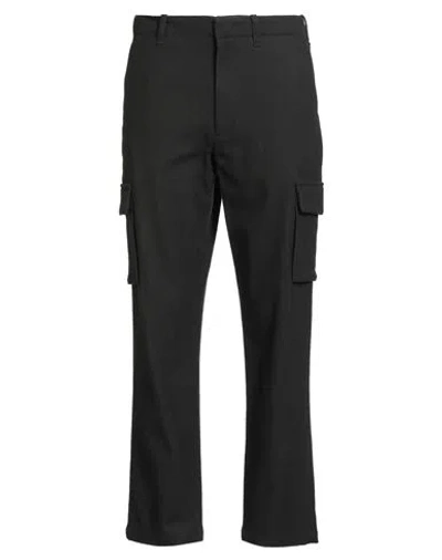 Vince . Man Pants Charcoal Size 32 Wool, Nylon In Black