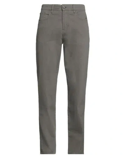 Vince . Man Pants Grey Size 33 Cotton, Elastane