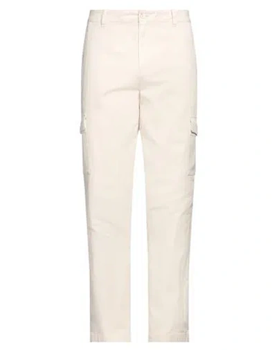 Vince . Man Pants Ivory Size 33 Cotton In White