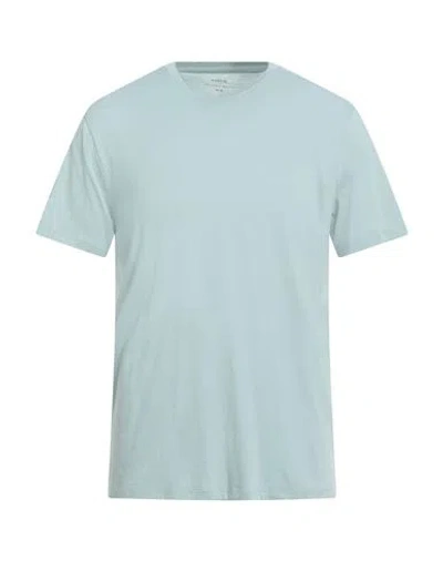 Vince . Man T-shirt Sage Green Size L Pima Cotton In Blue