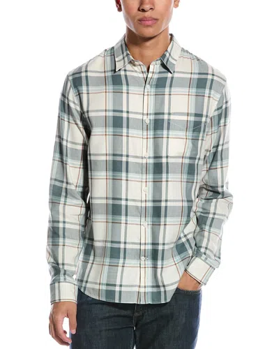 Vince Manchester Plaid Shirt In Green