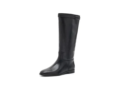 Vince Margaret Ii Women's Boots Black Leather: 7 M In Animal Print