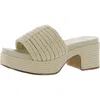 Vince Margo Cord Womens Open Toe Slip On Platform Sandals In Multi