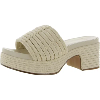 Vince Margo Cord Womens Open Toe Slip On Platform Sandals In Multi