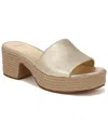 Vince Margo Metallic Espadrille Slide Sandals