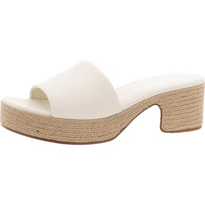 Vince Margo Espadrille Womens Block Heel Leather Platform Sandals
