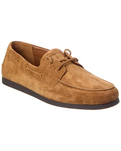 Vince Marin Suede Boat Shoe In Brown
