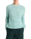 Vince Marl Crewneck Alpaca & Wool-blend Sweater In Blue