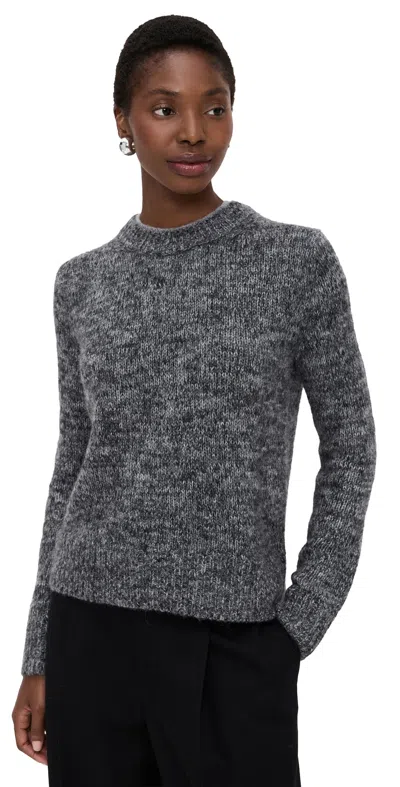 Vince Marled Crew Neck Med H Grey Combo In Gray