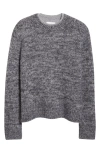Vince Marled Crewneck Sweater In Gray