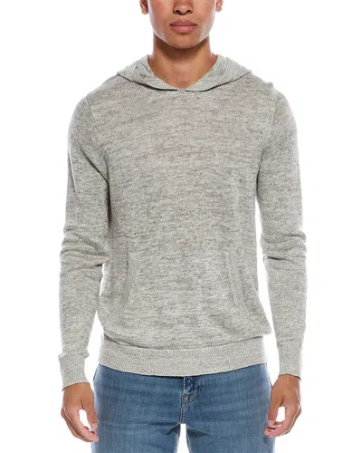 VINCE MARLED LINEN HOODIE