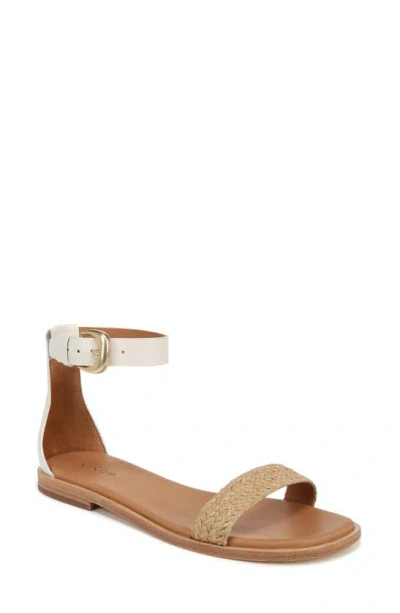 Vince Martina Ankle Strap Sandal In Milk