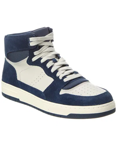 Vince Mason Leather & Suede High-top Sneaker In Blue