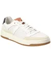 Vince Mason Leather Sneaker In White