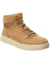 Vince Men's Mason Tonal Leather High-top Sneakers In Brown