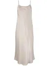 Vince Maxi Slip Dress With Adjustable Straps In White