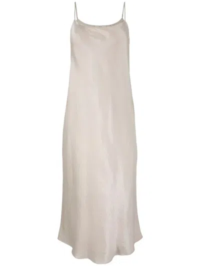 VINCE VINCE MAXI SLIP DRESS WITH ADJUSTABLE STRAPS