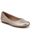 VINCE MAXWELL WOMENS FAUX LEATHER ROUND TOE FLATS