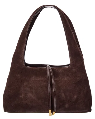Vince Meadow Leather Shoulder In Brown