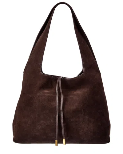 Vince Meadow Leather Tote In Purple