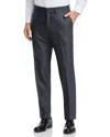 Vince Melange Solid Slim Fit Suit Pants In Black