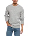 Vince Melange Wool & Cashmere-blend Crewneck Sweater In Gray