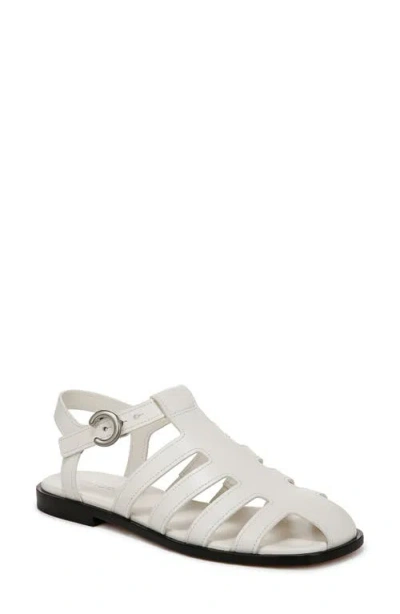 Vince Melina Ankle Strap Fisherman Sandal In Milk