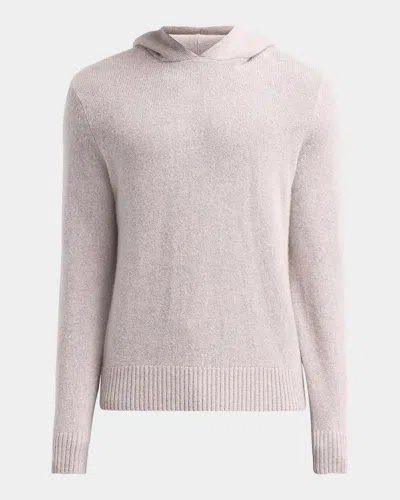 Vince Men & Apos;s Cashmere Multi-melange Hooded Sweater In Neutral
