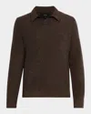 Vince Thermal Knit Boiled Cashmere Sweater In Cedar/coastal