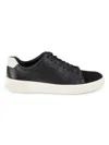 Vince Men's Brady Suede & Leather Sneakers In Black