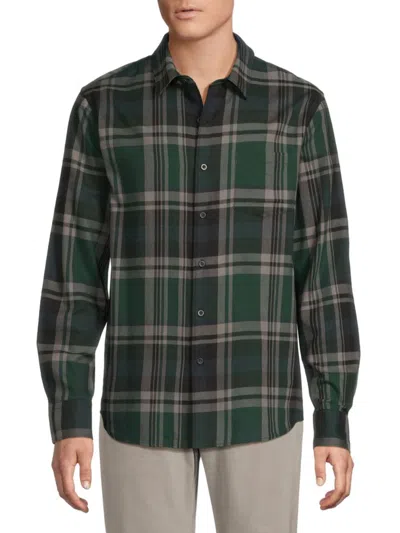 VINCE MEN'S CAMBRIA PLAID COTTON SHIRT