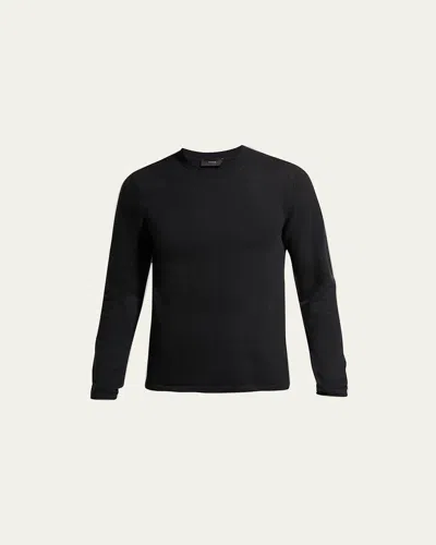 Vince Men's Cashmere Crewneck Sweater In Black