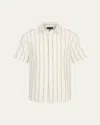 Vince Men's Classic Striped Sport Shirt