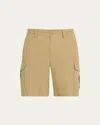 Vince Cotton And Linen Cargo Shorts