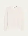 Vince Men's Cotton-cashmere Mesh Sweater