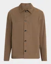 Vince Cotton & Linen Chore Jacket