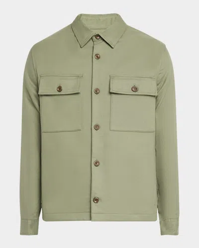 VINCE MEN'S DOUBLE-FACE WORKWEAR SHIRT