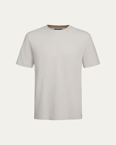 VINCE MEN'S DOUBLE-NECK PIMA COTTON T-SHIRT