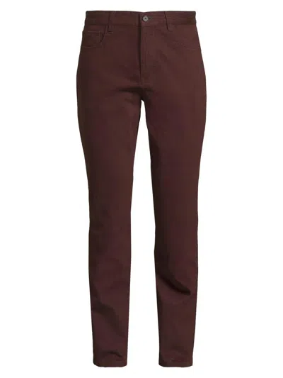 Vince Men's Dylan Cotton-blend Chino Pants In Red