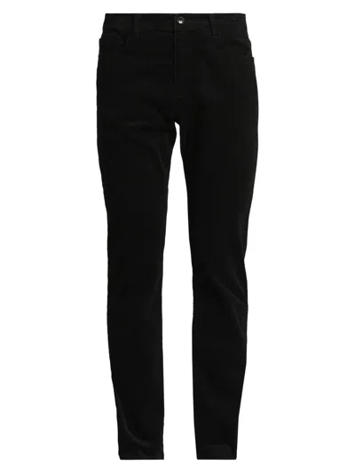 Vince Men's Dylan Stretch Corduroy Pants In Black