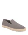 Vince Men's Emmit Slip On Espadrille Loafers In Smoke Grey