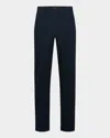 Vince Flat Front Stretch Cotton Chinos In Coastal