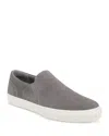 Vince Fletcher Slip-on Sneaker In Smoke Grey Suede