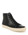 Vince Men's Fulton High Top Leather Oxford Shoes In Black